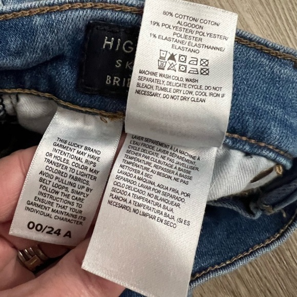 Lucky Brand Bridgette, High Rise Skinny Ankle Jeans - Picture 11 of 14